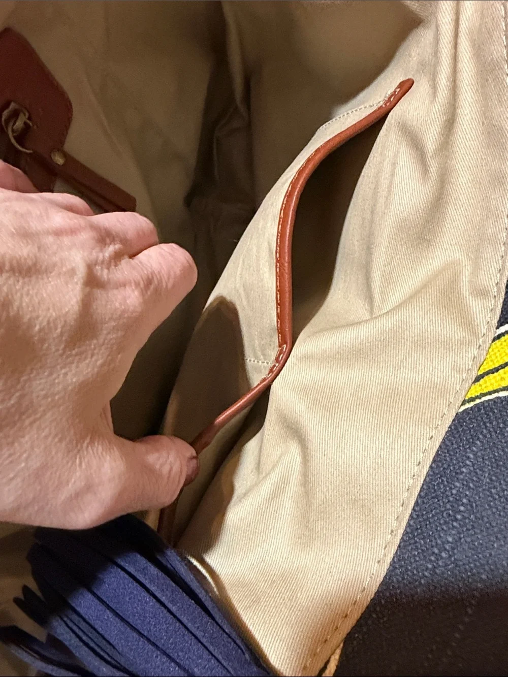 Lucky brand banana tote